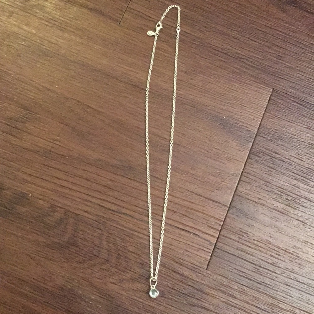 Silver Pandora necklace